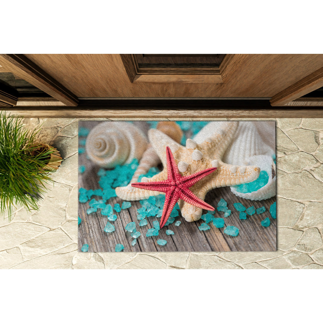 Sea Star B60 x L90 cm Rutschfeste Türmatte für draußen