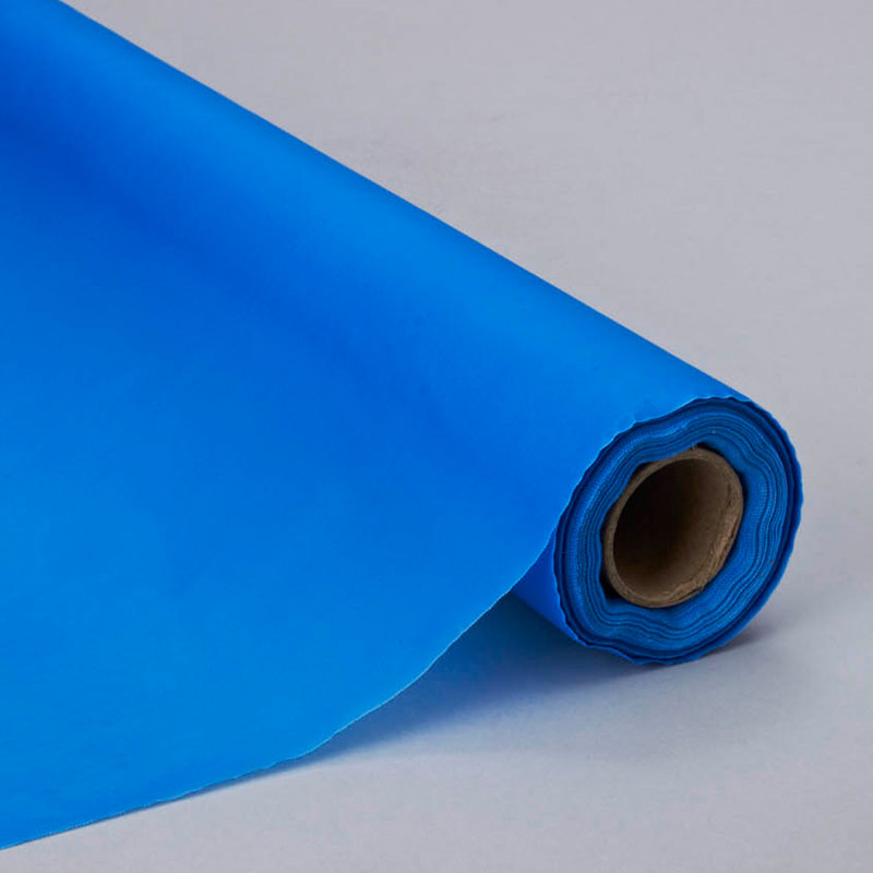 Rouleaux de nappe en plastique jetables, BLEU ROYAL