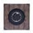 Outdoor Patio 24'' H X 32'' W Square Gas Burning Concrete Fire Pit Wood Pattern - Brown - 40,000 BTU (Tank Inside)