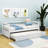Edricka Twin Size Wooden Daybed with Trundle-567342303
