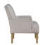 Fauteuil d'appoint avec accoudoirs - beige
