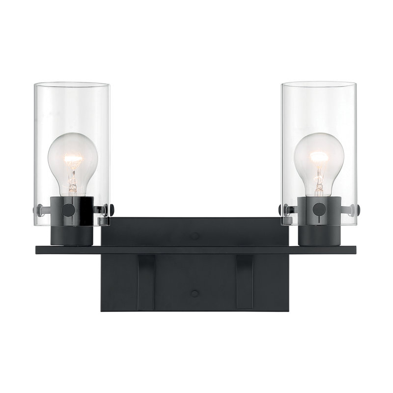 Barines 2 - Light Dimmable Vanity Light, Matte Black
