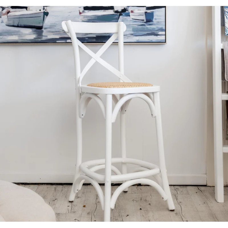 Counter Stool with Metal Frame