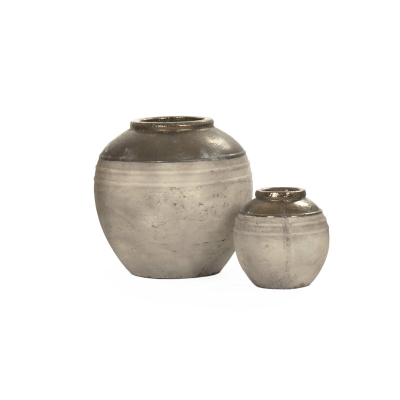 Vase de table Bowker, H 12 po x l 12,5 po x P 12,5 po