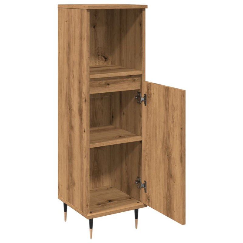Sayde Bathroom Cabinet, Artisian Oak