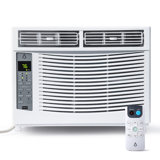 Babevy 6000 BTU Wi-Fi Connected Window Air Conditioner with Remote Included