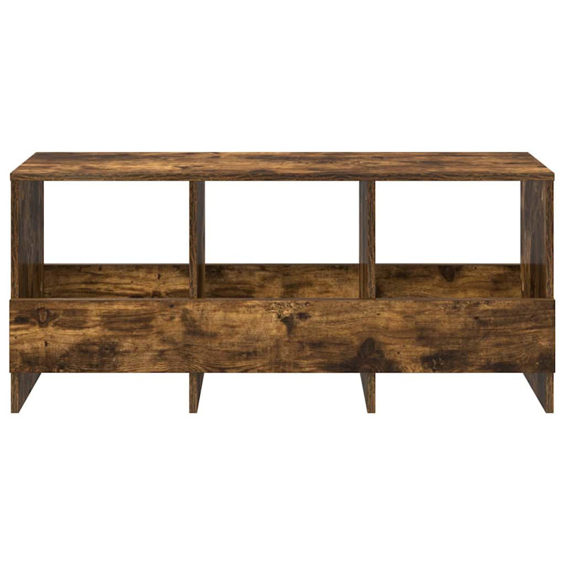 Wood Free Standing Magazine Rack, Brown