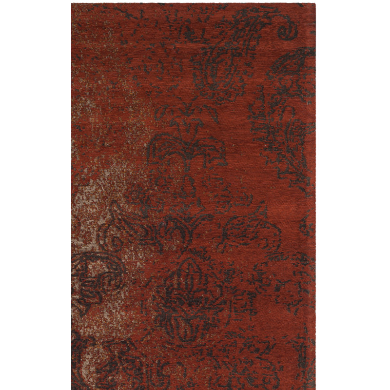 Tapis rouge / brun Khattabi, Rectangle 3 pi x 5 pi