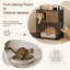 Enclosed Litter Box Enclosure-1119956616