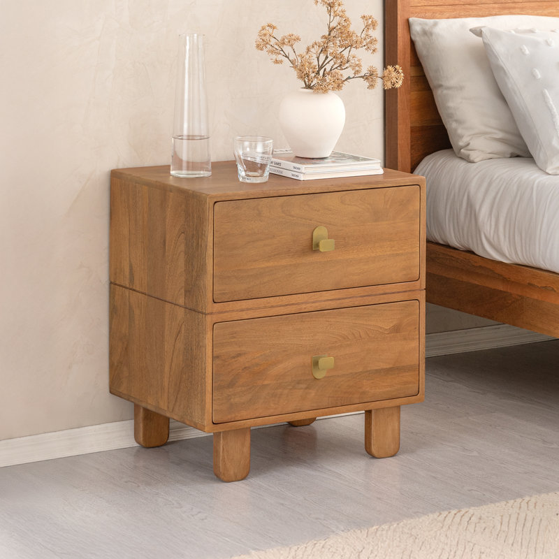 Pascal Solid Wood Nightstand
