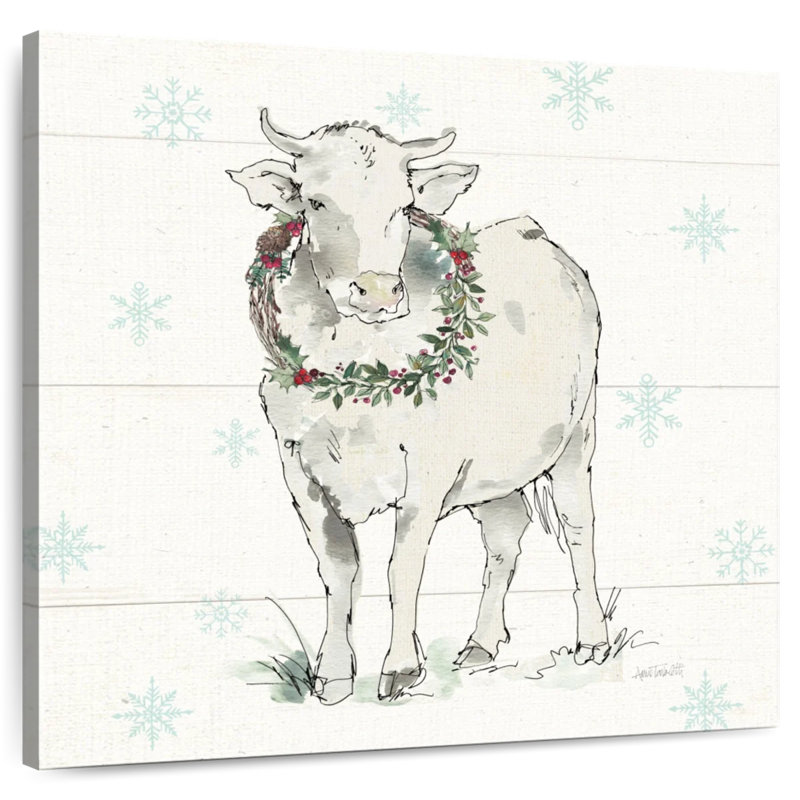 Crowle Modern Farmhouse XIV Christmas, H 33 po x l 33 po