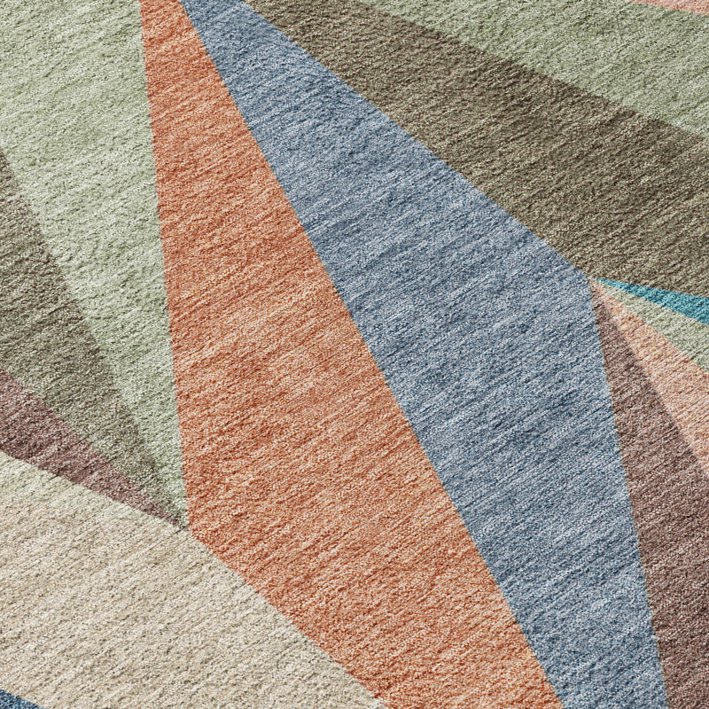 Machine Washable Indoor/Outdoor Chantille ACN2265 Geometric Rug, Rectangle 10' x 14'