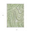 Tapis d'extérieur lavable abstrait vert artichaut 10 pi x 14 pi artichaut