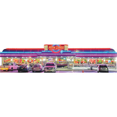 SP13526 Neon 1950's Night Diner