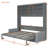 Queen Size Murphy Bed Wall Bed with Sofa