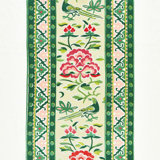 Chinois Chic Royal Peony Linen Print Fabric