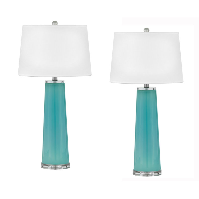 Glass USB Table Lamp