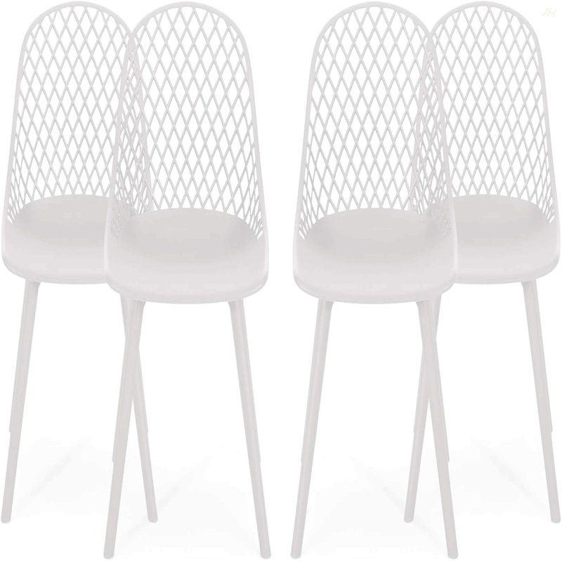 CHAISE LILY (ENSEMBLE DE 4), Blanc