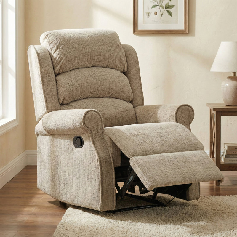 Constantino 79cm Wide Standard Recliner, Beige