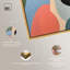«Modern Confluence III», reproduction d'art sur toile par Art Remedy, cadre doré, 10 x 15-413862913-413862921