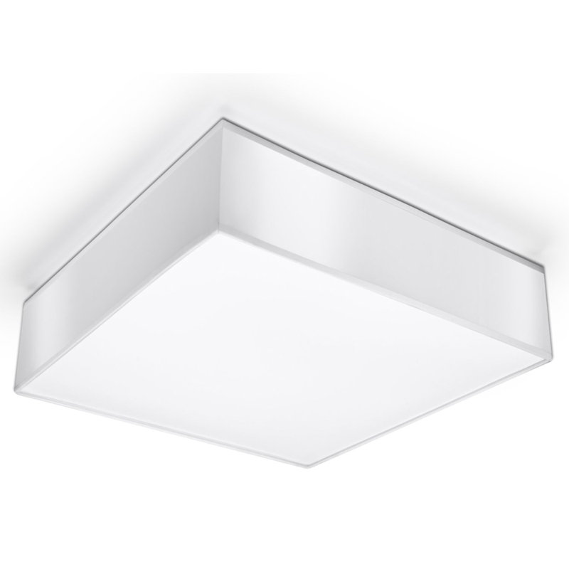 Brescia Plastic Flush Mount, White