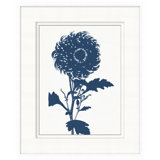 Navy Flower 2 Print