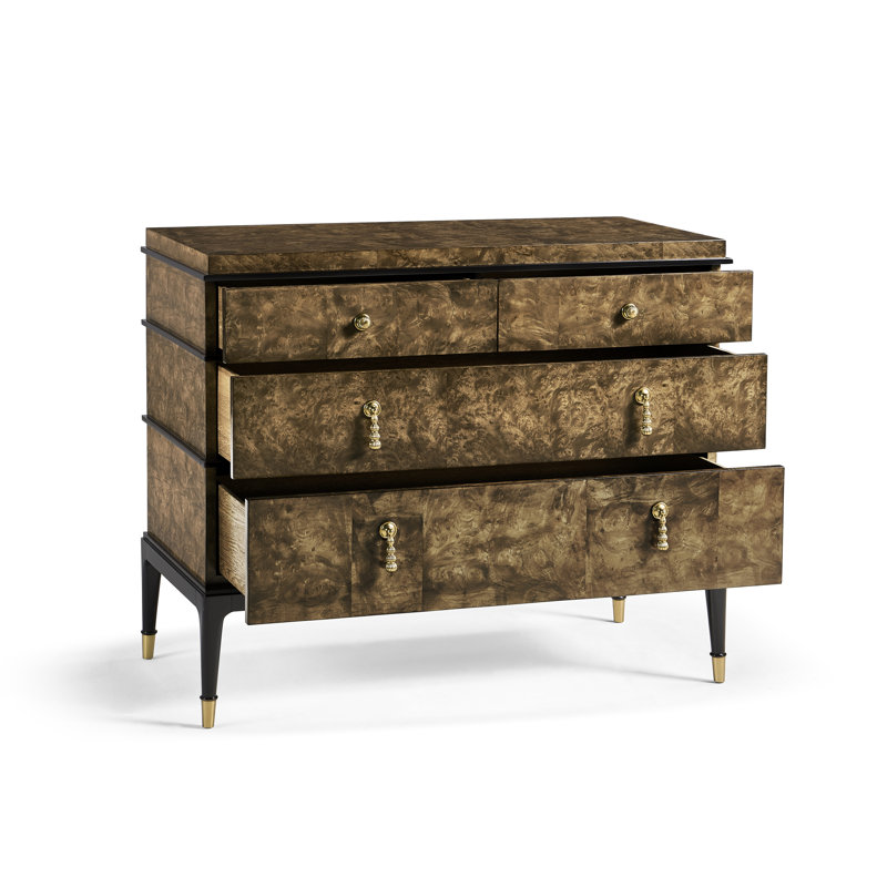 Commode à 4 tiroirs 40 po Jacques, Brun