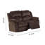 Kaci-Elle Upholstered 61'' Reclining Loveseat-29210039