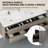 60" Wall-Mounted Bathroom Vanity With Double Sinks-1374229203