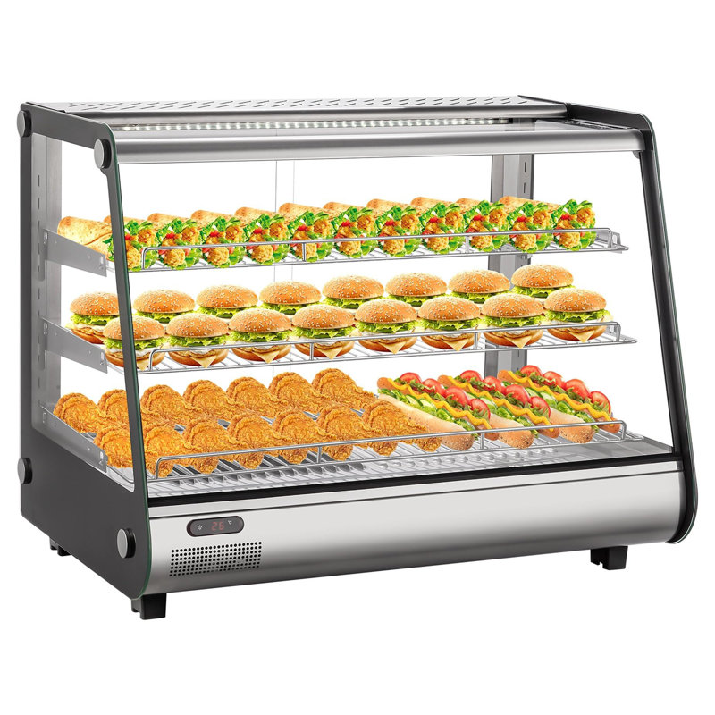 Vitrine commerciale pour chauffe-plats, vitrine de comptoir, chauffe-plats commerciaux, 127,05 Gal