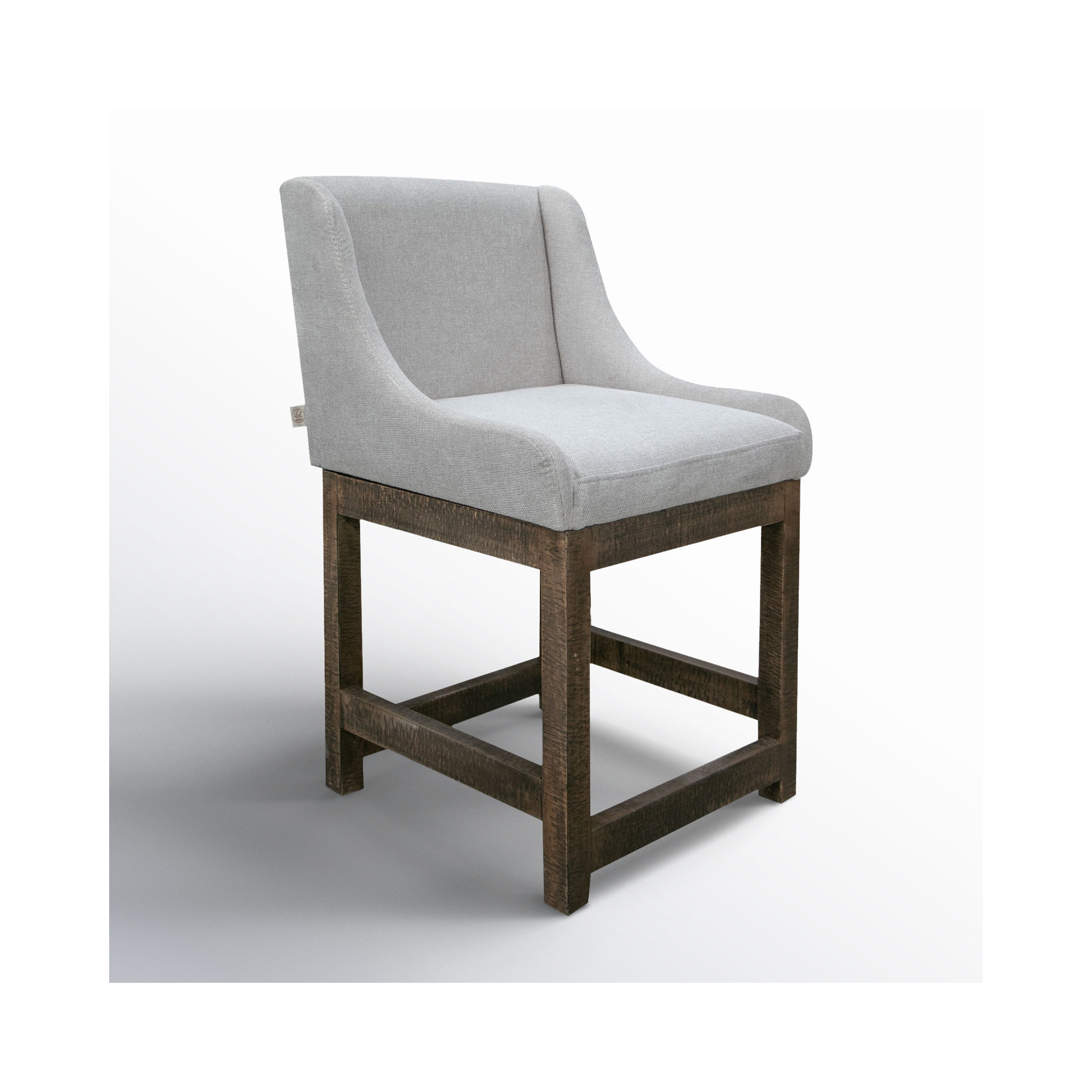 Arlinda Upholstered Stool, Counter Stool (24” Seat Height), Beige