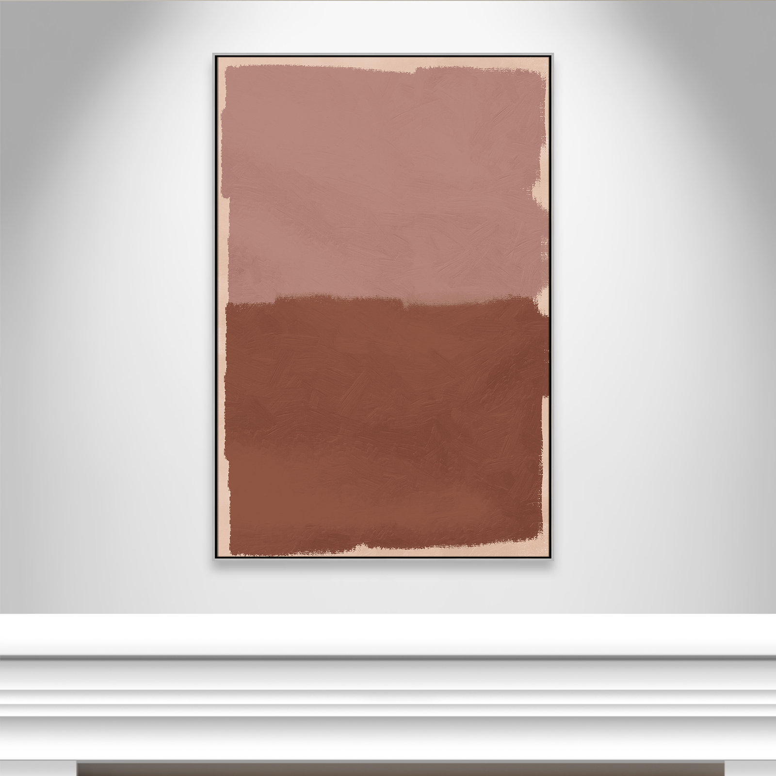 Hollow Delight Print by Marcus Prime, 41.5'' W x 61.5'' H, Silver Floater