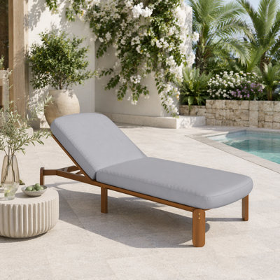 Outdoor Chaise Lounge Adjustable Patio Chaise