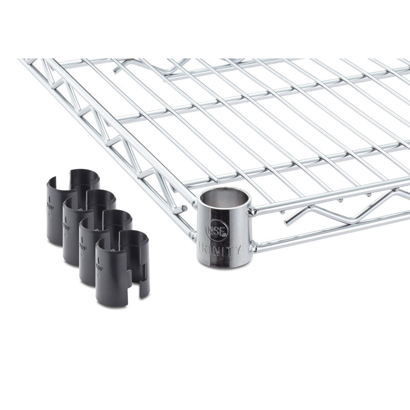 Tablette en fil d'acier chromé NSF de l 60 po x P 24 po TRINITY