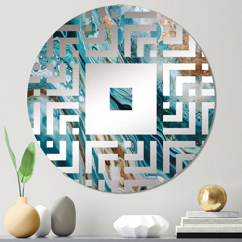 Miroir mural carré, 23,6 po x 23,6 po