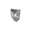 Cast Onyx Wall Bowl, Silver, LG