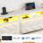 Bed Frame with Storage Headboard, Metal Platform Bed Frame with RGB Lights & Outlets-74872731-76307303-89111811