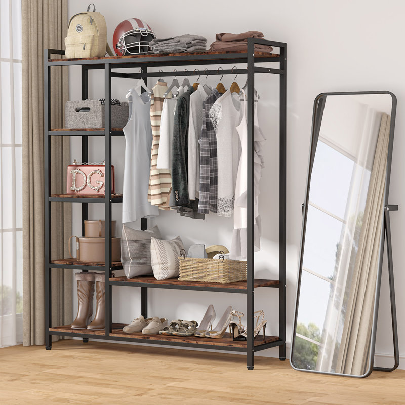 Olivie 47.24'' Closet System, Walnut