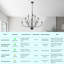  Gurpriya 12 - lustre moderne classique à 3 niveaux de 36 pouces à 3 niveaux d'intensité variable noir-1534579996