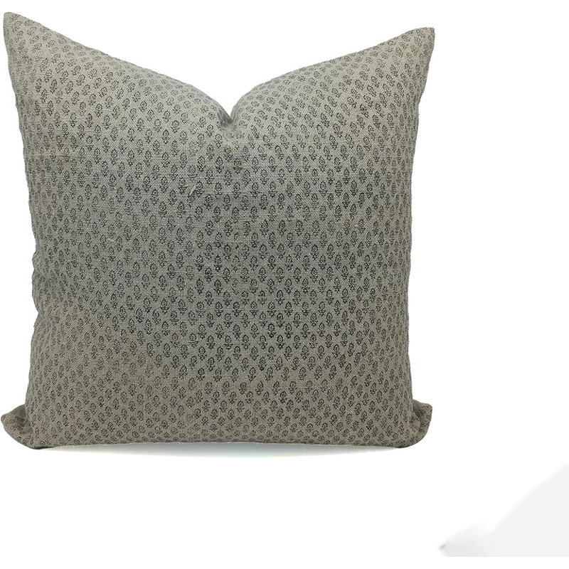 Housse de coussin intérieur / extérieur Floral Linen, 14 po x 20 po