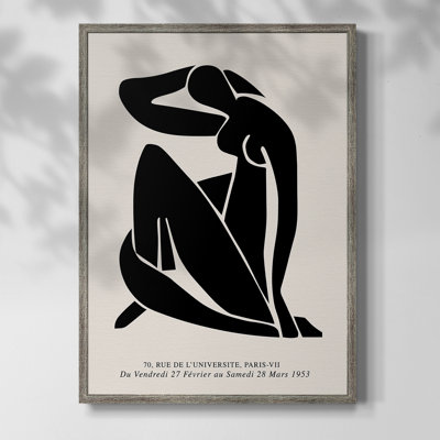 Matisse LVI, reproduction d'art encadrée - bois massif