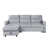Velours gris clair