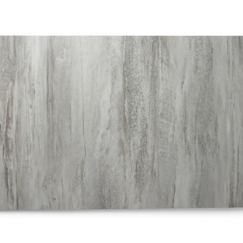 GlueCore Classic 22mil x 12" W x 24" L Glue Down Vinyl Tile Flooring, Graystone
