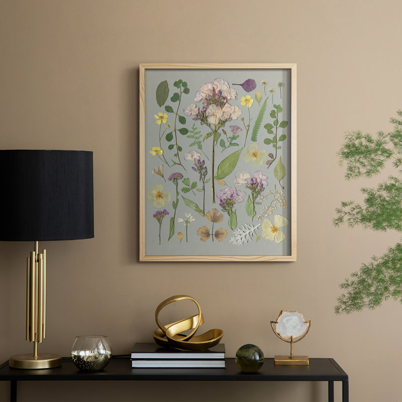 Organic Study I Framed Print - Solid Wood, 11" H x 9" W, Natural