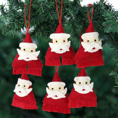 Star Babies Wool Felt Ornaments (Set of 4) The Holiday Aisle