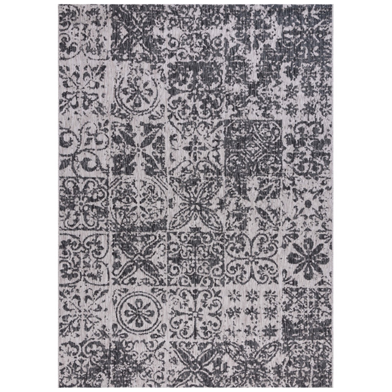 Courtyard Performance Floral Indoor/Outdoor Area Rug, Rectangle 8' x 11'