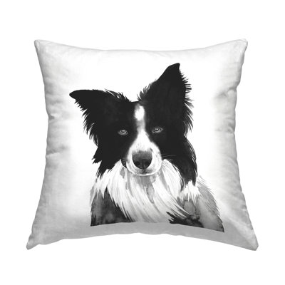 Coussin décoratif en polyester avec housse de coussin carré Grace Popp