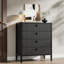 Ensemble de chambre à coucher 2 pièces, commode 6 tiroirs et commode 4 tiroirs-134038970