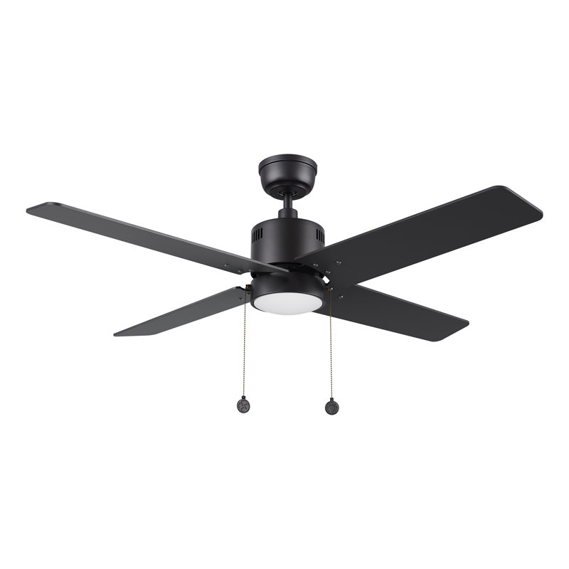 Ventilateur de plafond 52 po, Noir