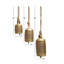 Ensemble de clochettes décoratives d'intérieur en métal d'inspiration tibétaine en bronze pour porte, cloches de vache avec corde en jute-1597772671